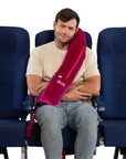 Fuchsia Rose Bolstie Body Travel Pillow | T-Log size