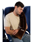 Nespresso Brown Bolstie Body Travel Pillow | T - Log size - BOLSTIE TRAVEL PILLOW