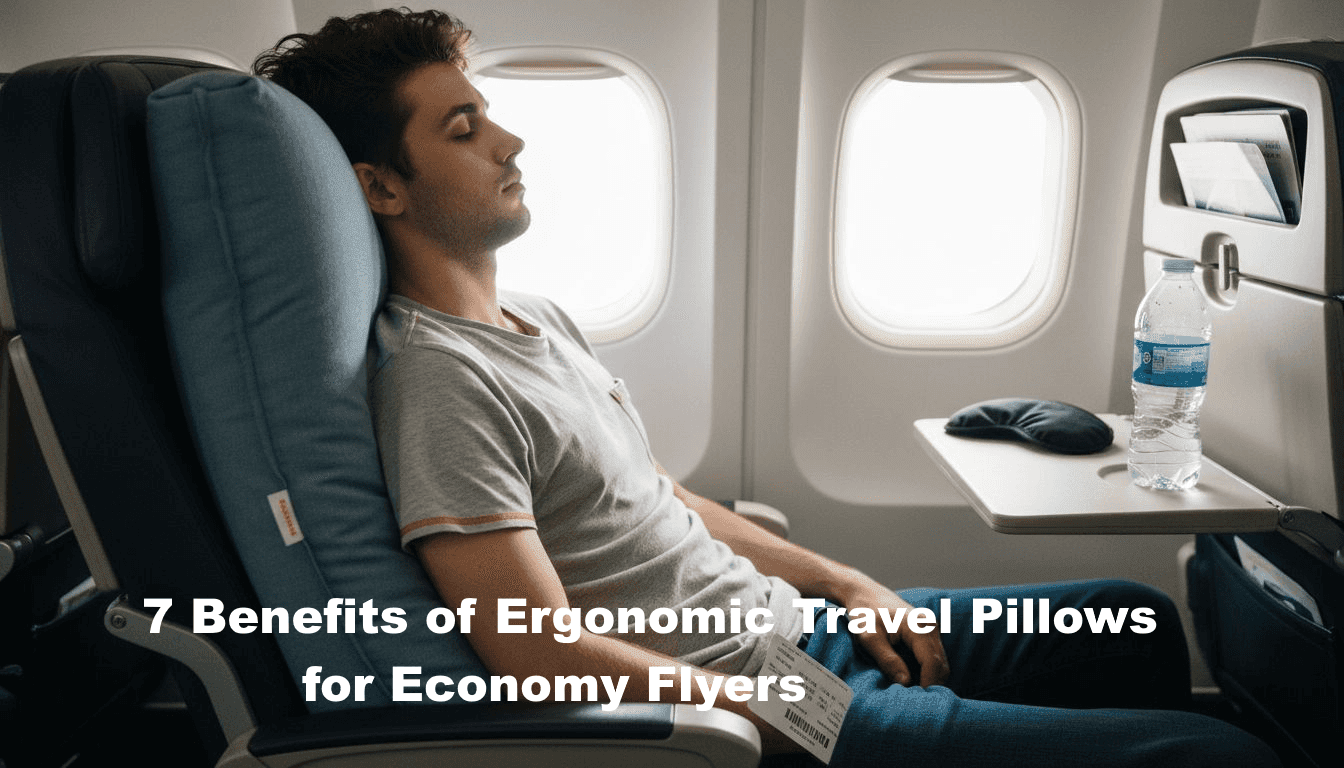 7 Benefits of Ergonomic Travel Pillows for Economy Flyers - BOLSTIE TRAVEL PILLOW