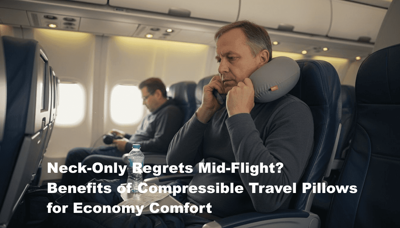 Benefits of compressible travel pillows for economy comfort - BOLSTIE TRAVEL PILLOW