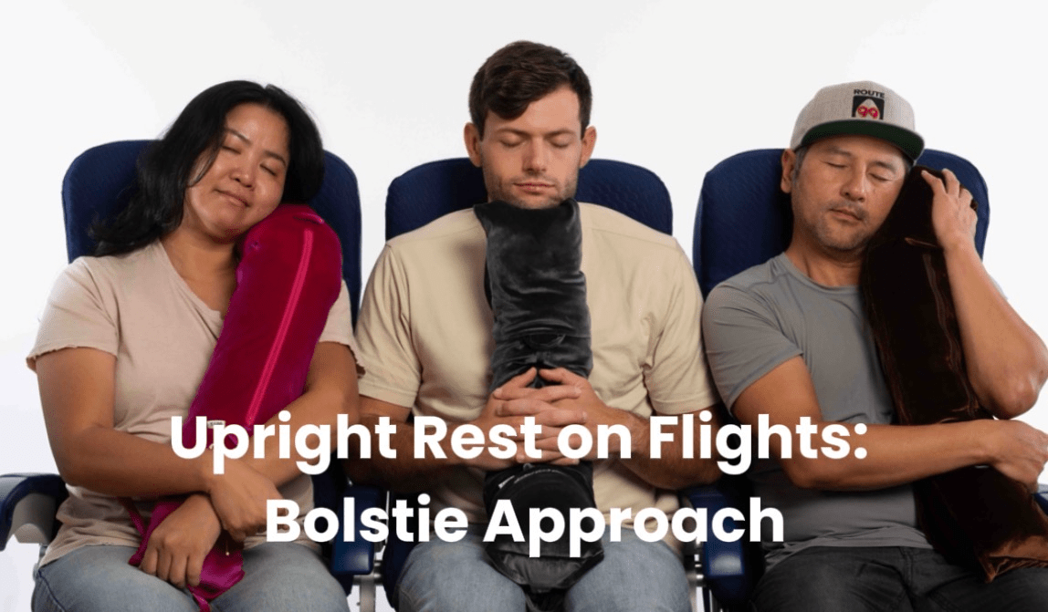 Expert Guide to Upright Rest on Flights: Bolstie Approach - BOLSTIE TRAVEL PILLOW