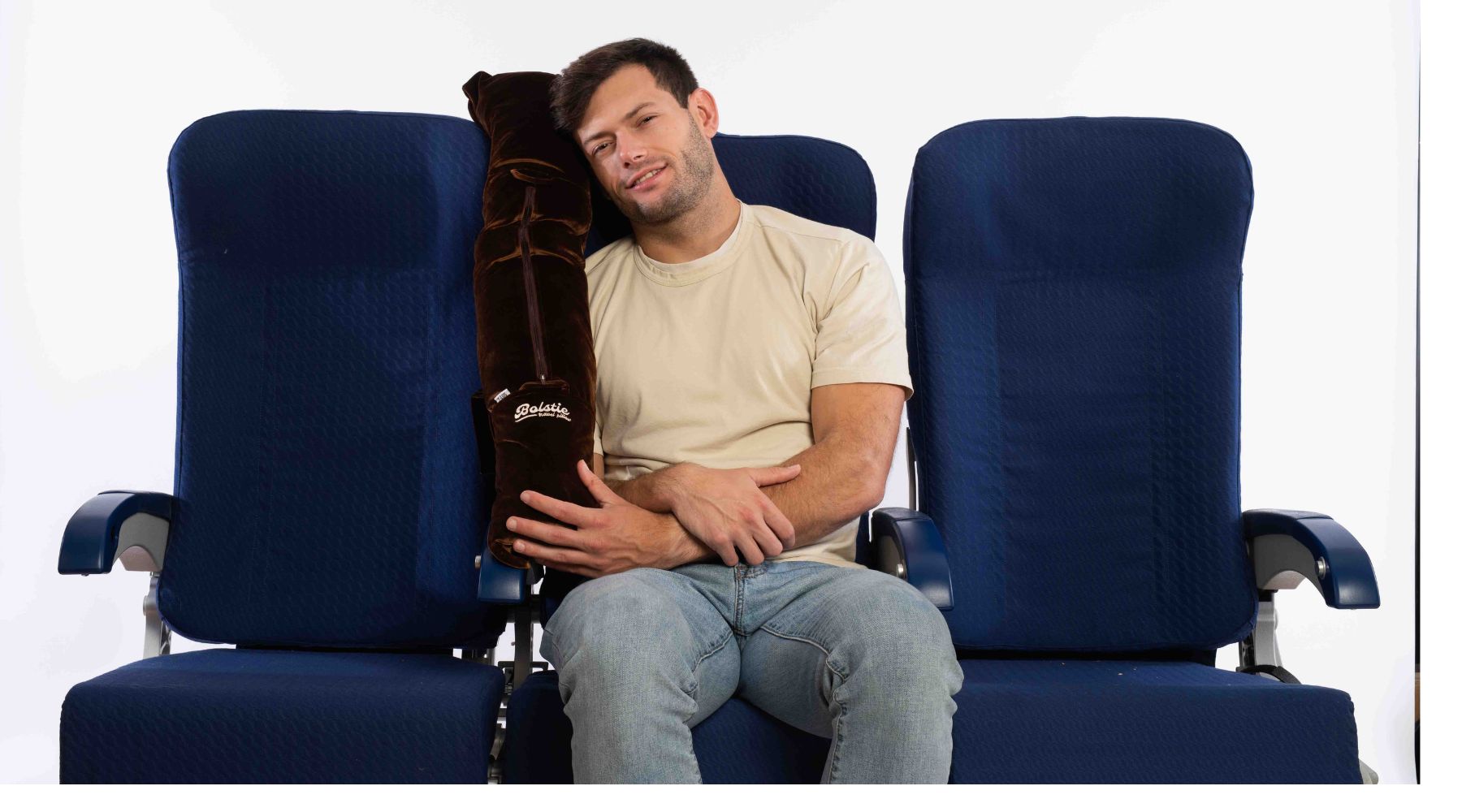 Travel pillow for economy class stopping chin drop and head popping during sleep