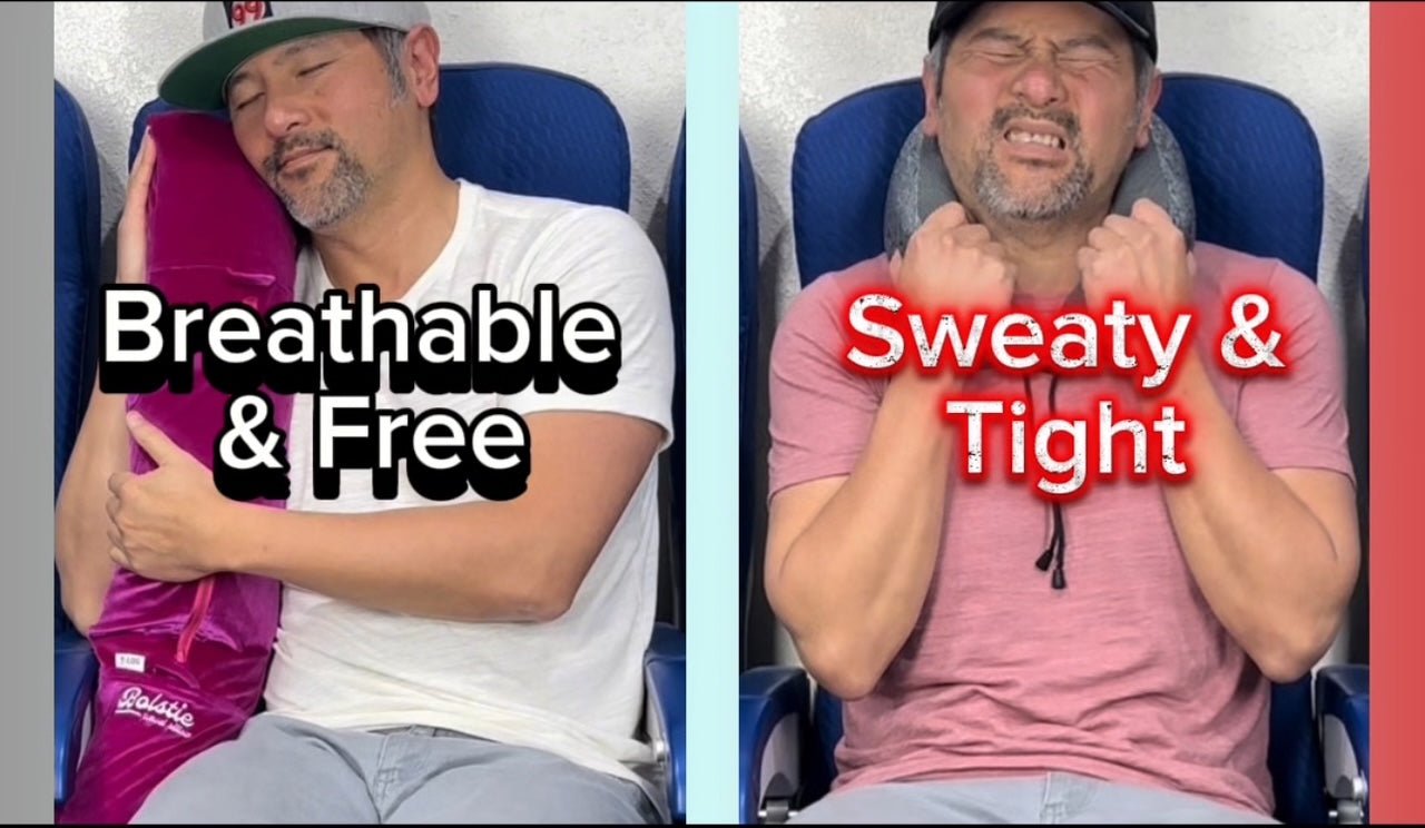 Short Necks? Long Necks? Why You Can’t Win with Neck Wrapping Travel Pillows - BOLSTIE TRAVEL PILLOW