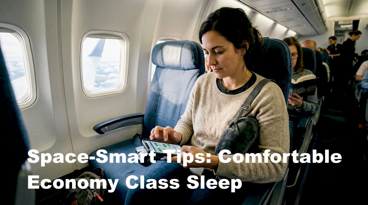 Space-smart tips for comfortable economy class sleep - BOLSTIE TRAVEL PILLOW