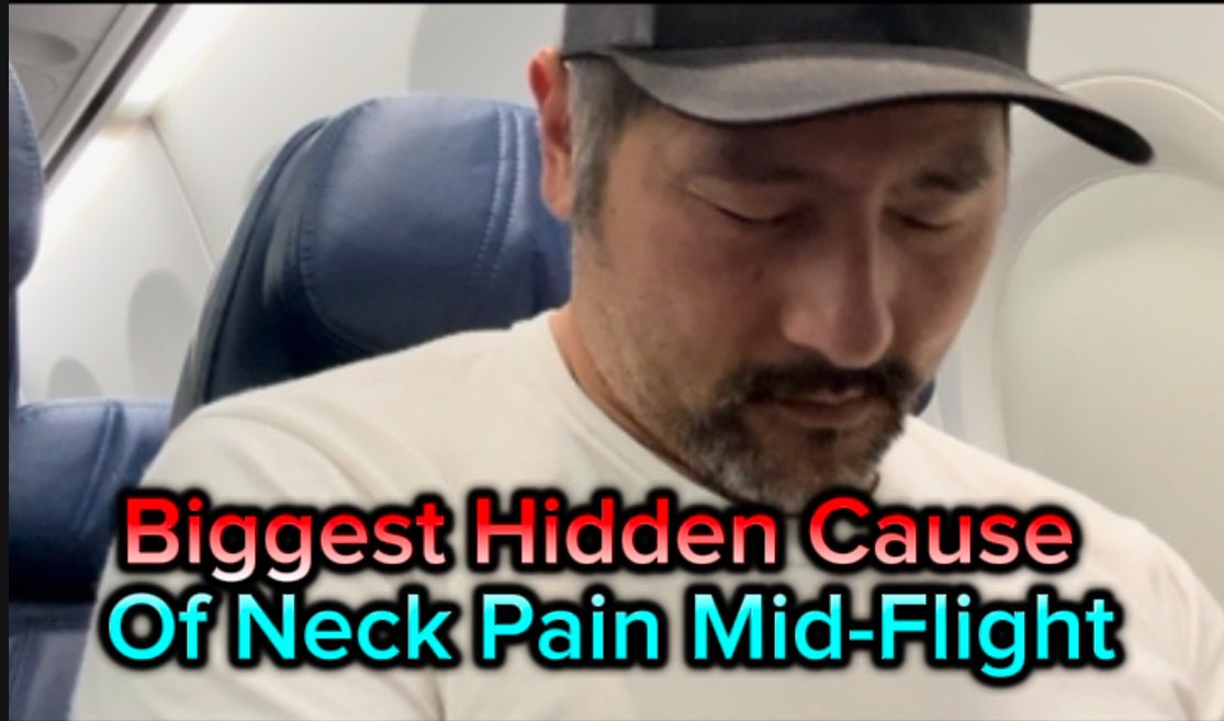 The Biggest Hidden Cause Of Neck Pain Mid-Flight — Poor Posture - BOLSTIE TRAVEL PILLOW
