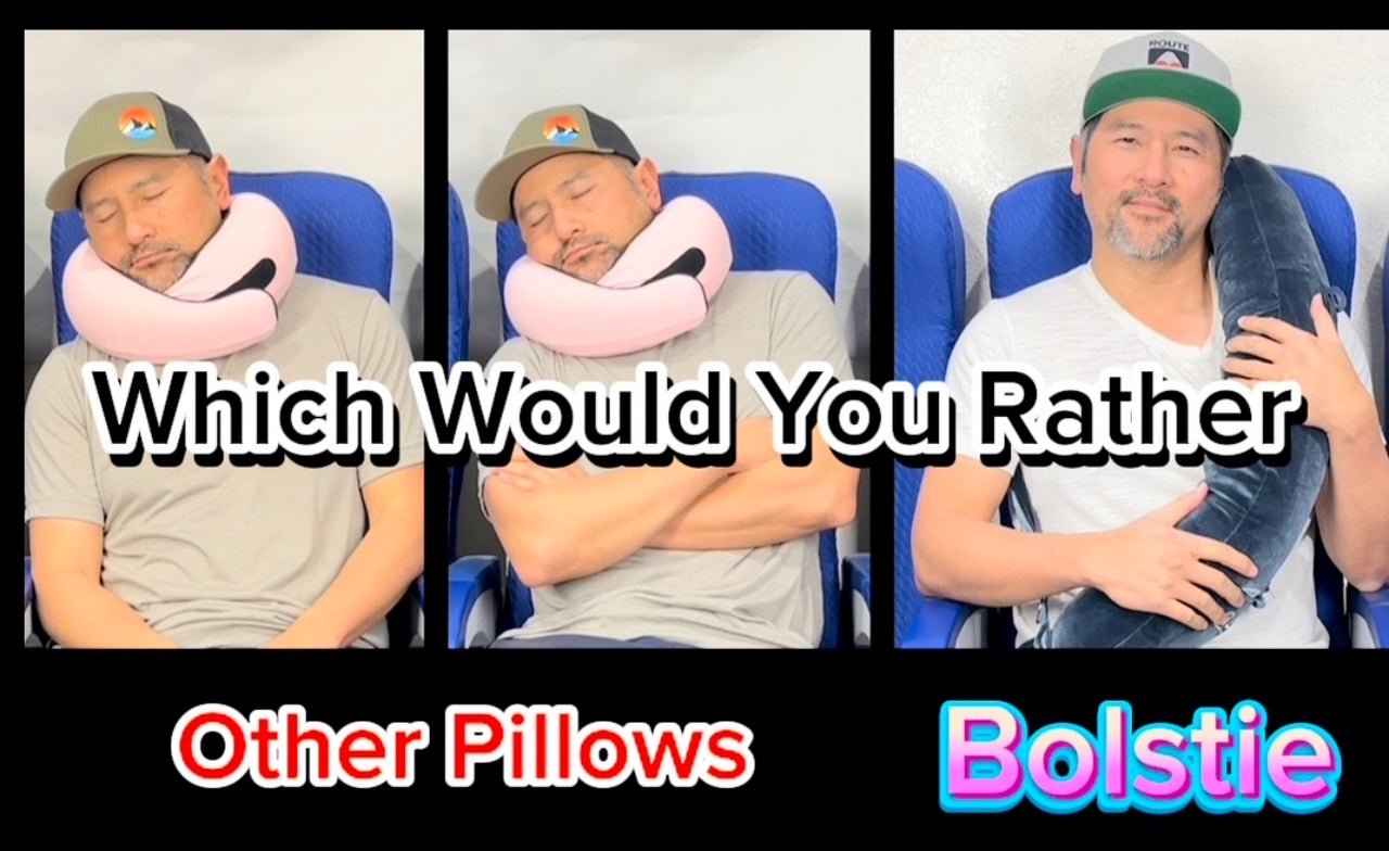Travel pillow supporting head and torso without leaning on seat or wall
