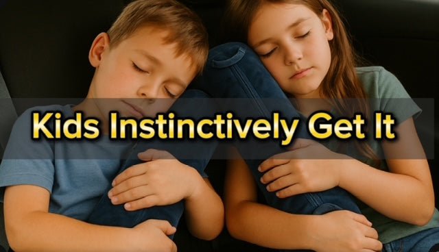The Travel Pillow That's So Easy To Use Even Kids Instinctively Understand (and Adults Need to Re-Learn ) - BOLSTIE TRAVEL PILLOW