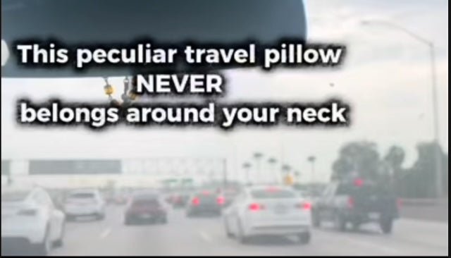 This Travel Pillow Never Wraps Around My Neck — I Refuse Those That Do - BOLSTIE TRAVEL PILLOW