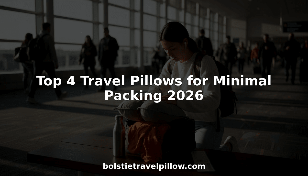 Top 4 Travel Pillows for Minimal Packing 2026 - BOLSTIE TRAVEL PILLOW