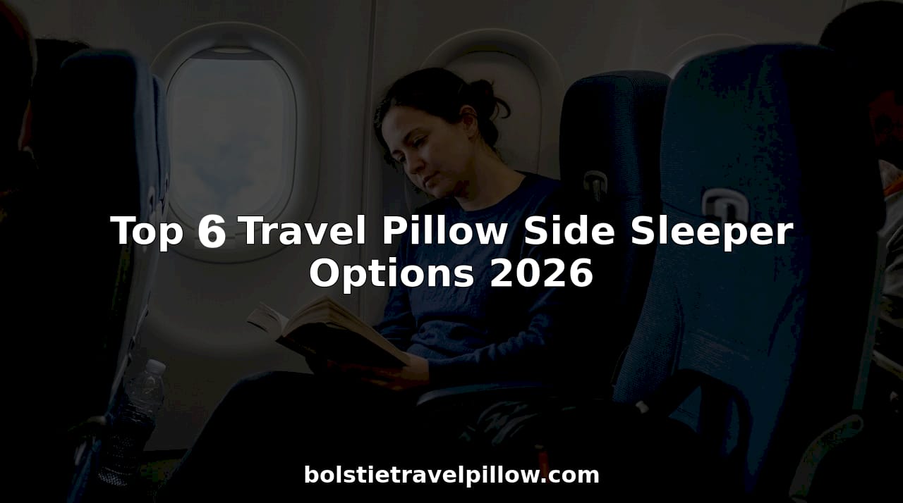 Top 6 Travel Pillow Side Sleeper Options 2026 - BOLSTIE TRAVEL PILLOW