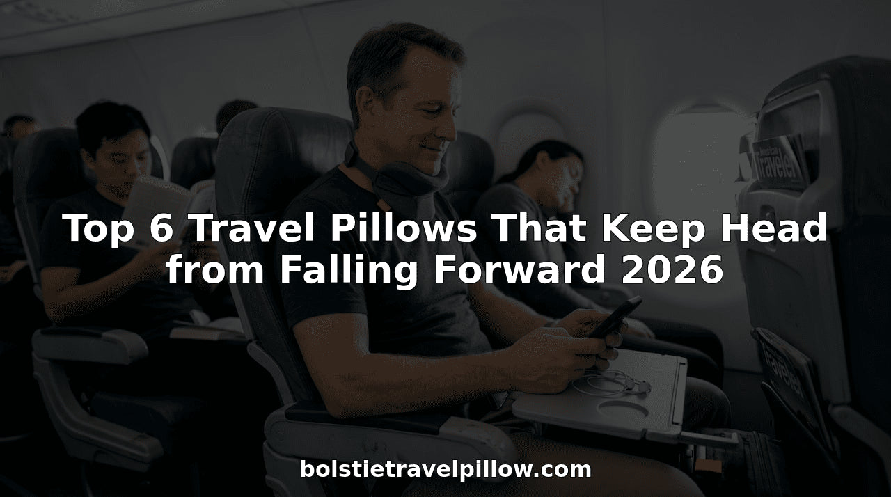 Top 6 Travel Pillows That Keep Head from Falling Forward 2026 - BOLSTIE TRAVEL PILLOW