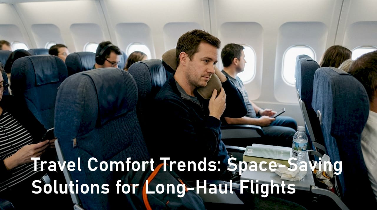 Travel comfort trends: space-saving solutions for long-haul flights - BOLSTIE TRAVEL PILLOW