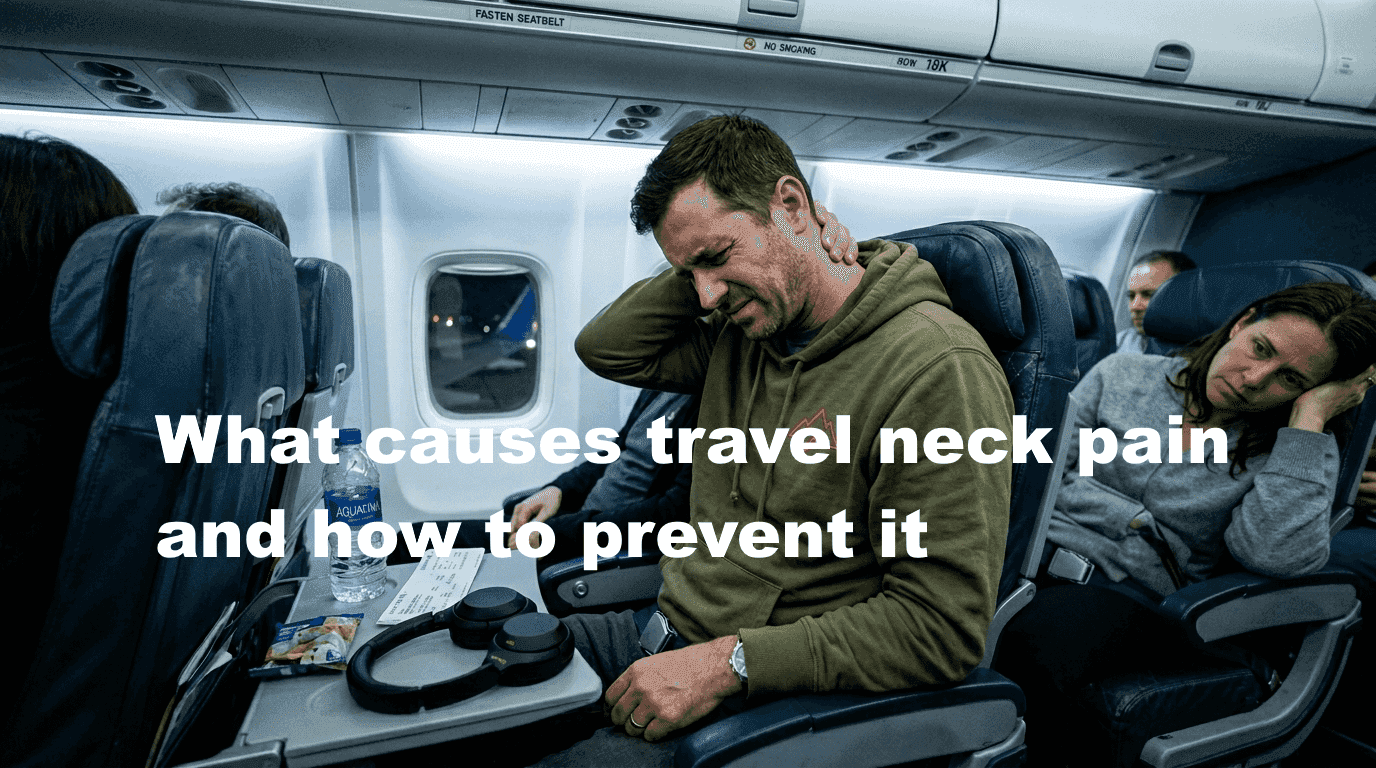 What causes travel neck pain and how to prevent it - BOLSTIE TRAVEL PILLOW