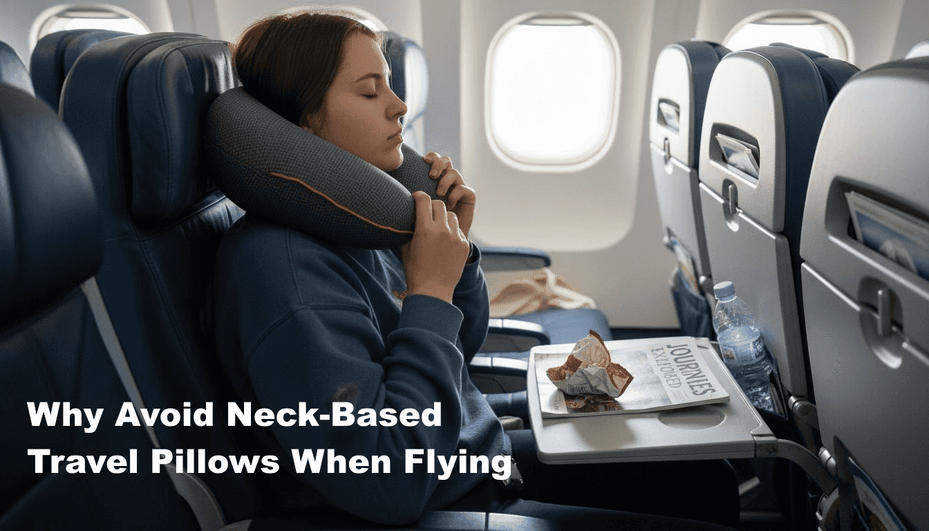 Why Avoid Neck-Based Travel Pillows When Flying - BOLSTIE TRAVEL PILLOW