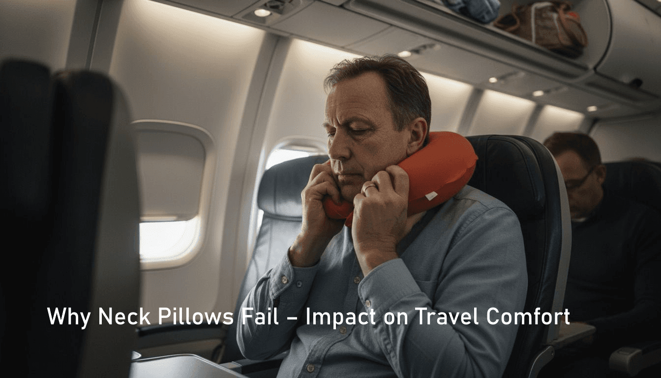 Why Neck Pillows Fail – Impact on Travel Comfort - BOLSTIE TRAVEL PILLOW