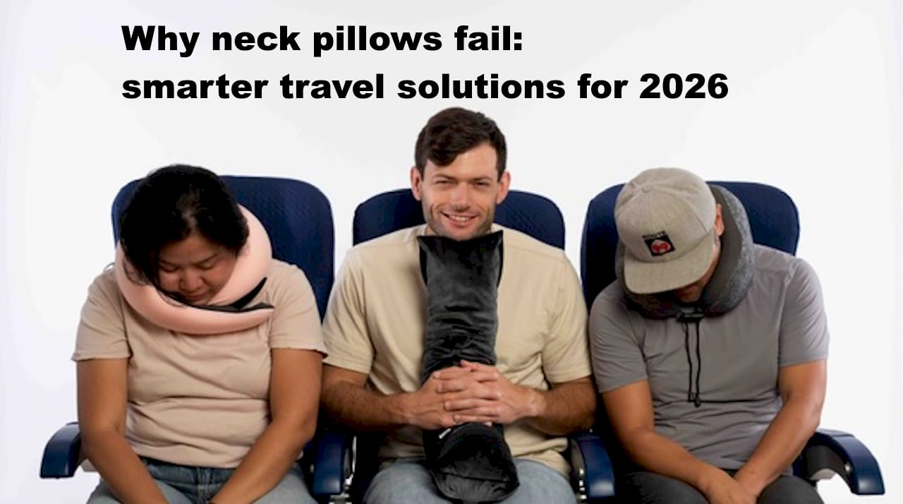 Why neck pillows fail: smarter travel solutions for 2026 - BOLSTIE TRAVEL PILLOW