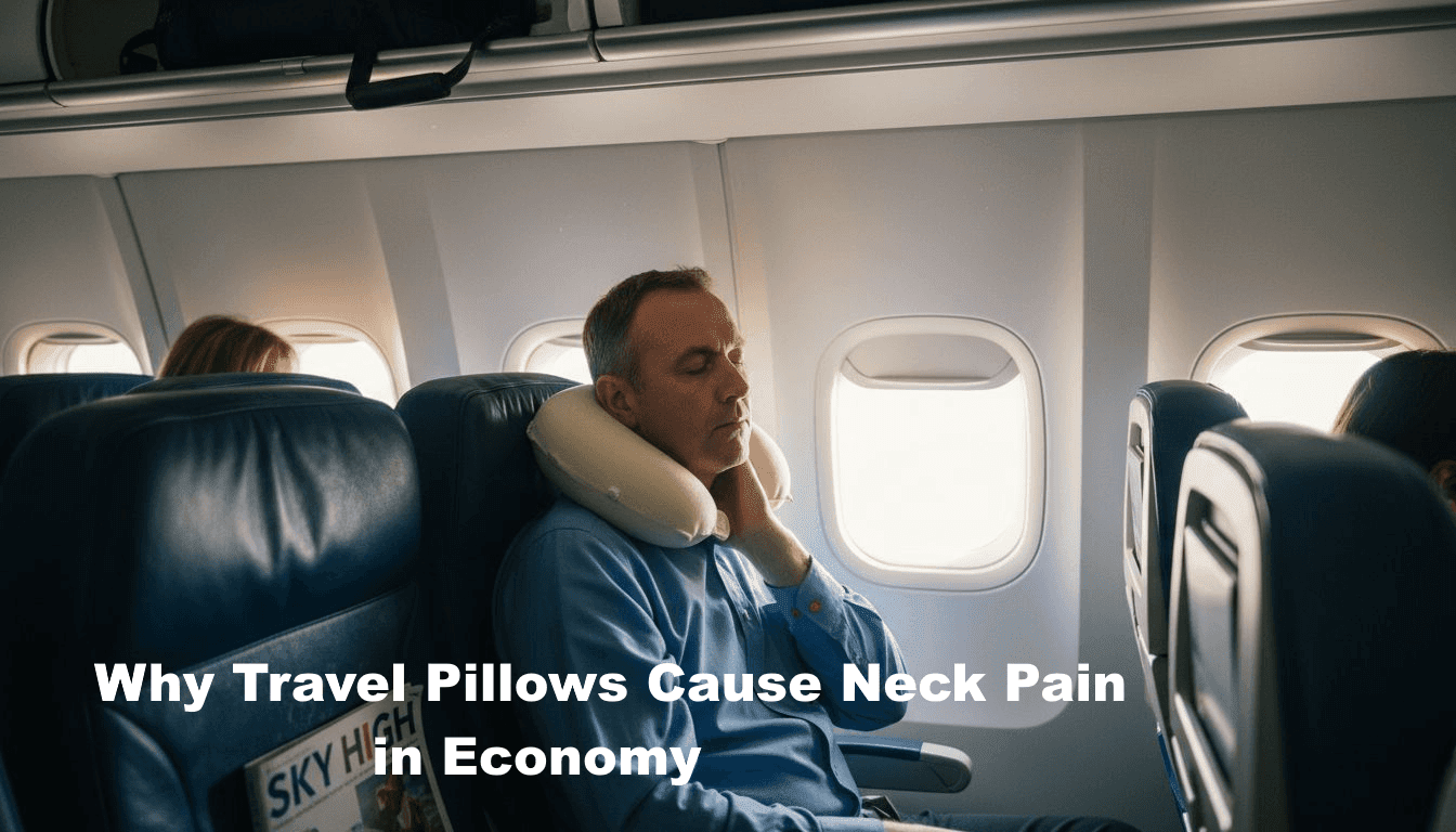 Why Travel Pillows Cause Neck Pain in Economy - BOLSTIE TRAVEL PILLOW
