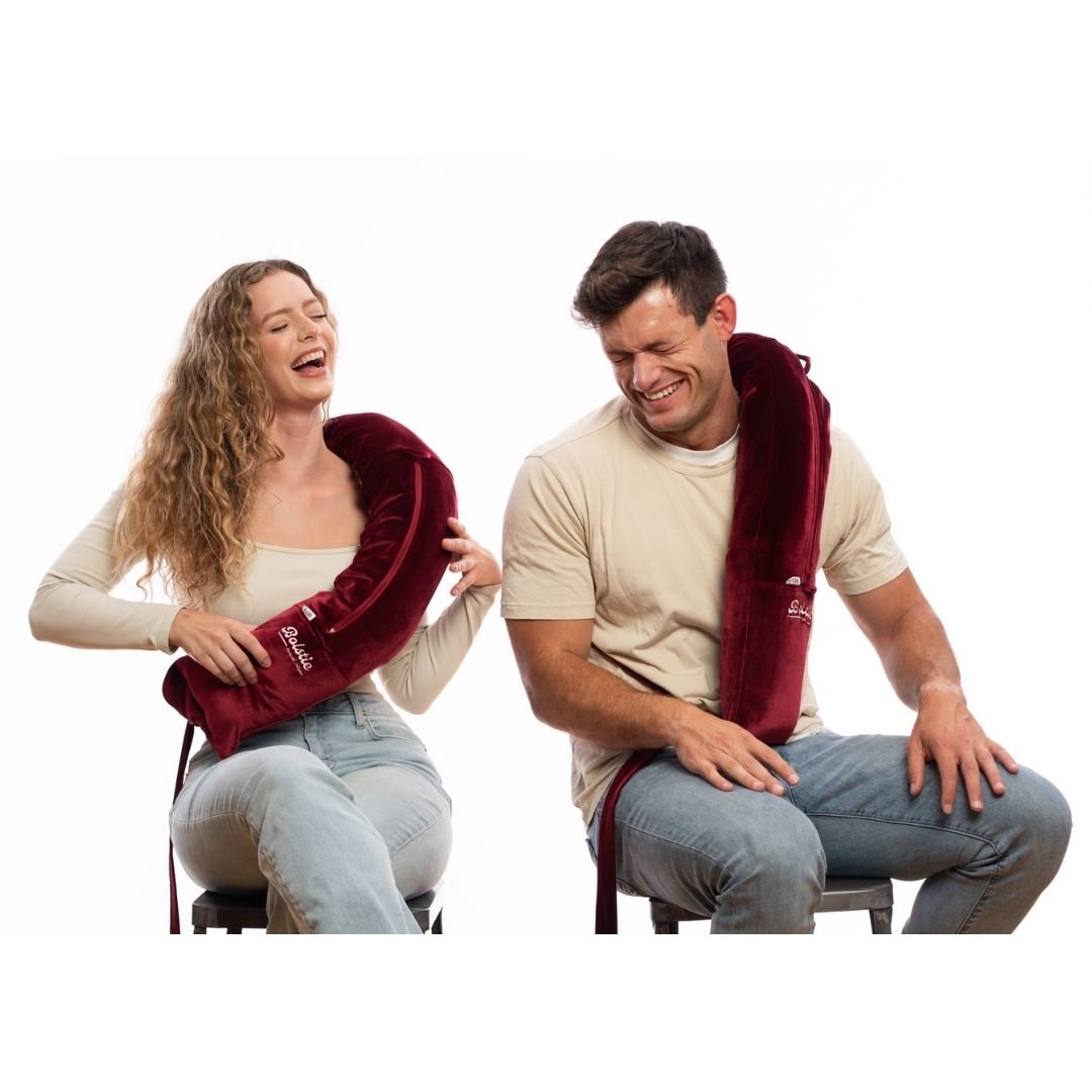 Stuffable travel pillow filled with clothes to save carry on space