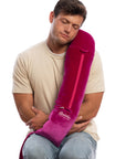 Fuchsia Rose Bolstie Body Travel Pillow | T-Log size