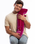 Fuchsia Rose Bolstie Body Travel Pillow | T-Log size