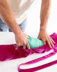 Fuchsia Rose Bolstie Body Travel Pillow | T - Log size - BOLSTIE TRAVEL PILLOW