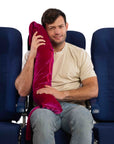 Fuchsia Rose Bolstie Body Travel Pillow | T - Log size - BOLSTIE TRAVEL PILLOW