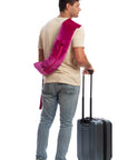 Fuchsia Rose Bolstie Body Travel Pillow | T - Log size - BOLSTIE TRAVEL PILLOW