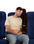 Nespresso Brown Bolstie Body Travel Pillow | T - Log size - BOLSTIE TRAVEL PILLOW